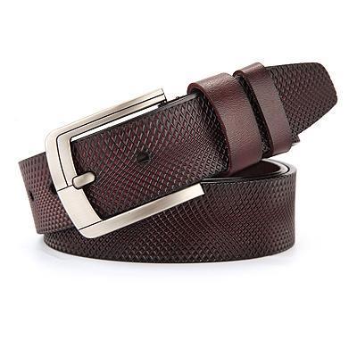 Men's Leather Belt Luxury Genuine Leather Elegant Classic Premium