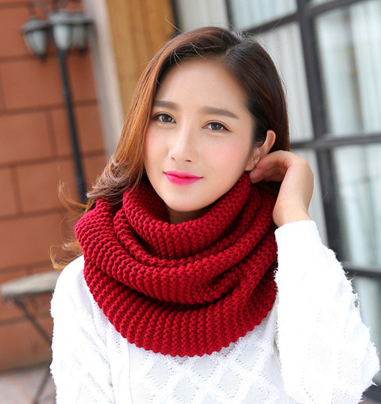 Damen Winter Schal Warm | Dick gestrickter Kuschelschal