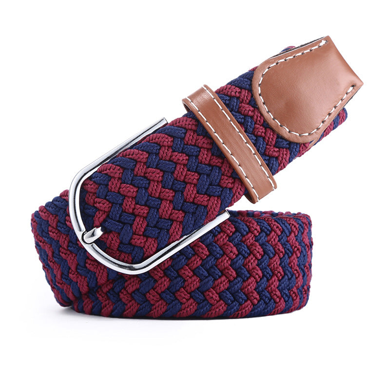 Canvas Stretch Belt Unisex | Woven Adjustable Durable Everyday