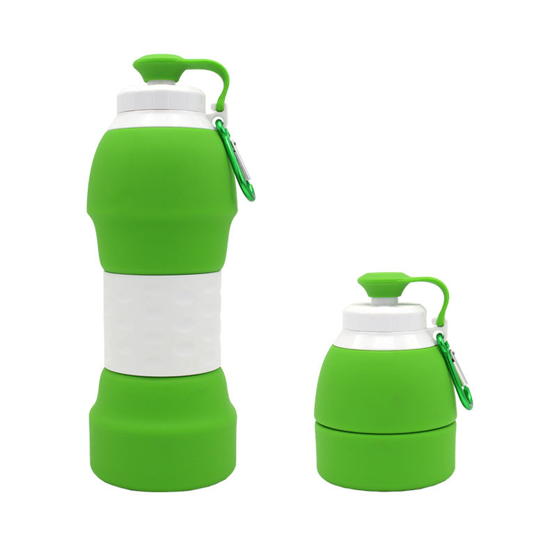 Foldable Silicone Water Bottle Premium – Space-Saving Travel Bottle