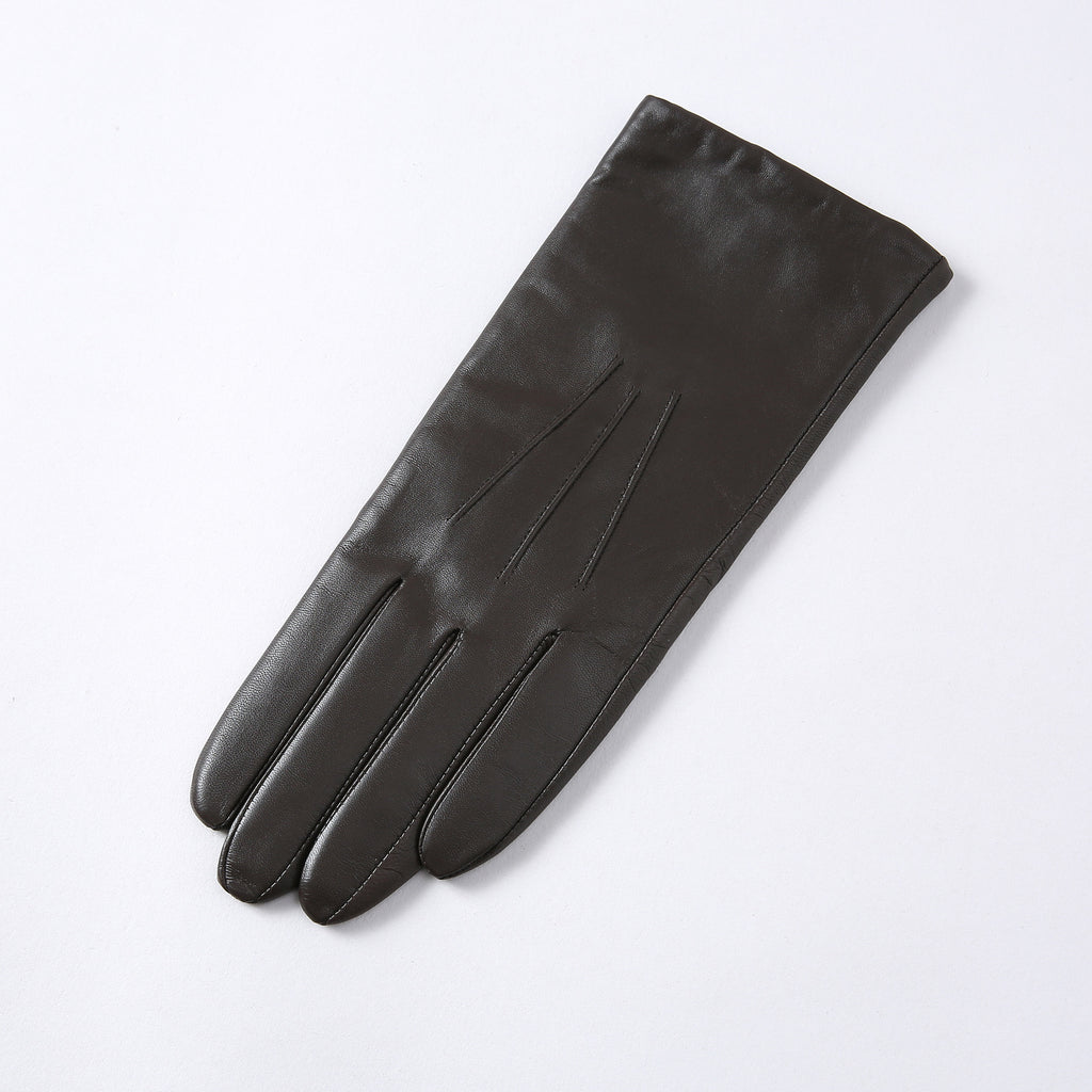 Damen Lange Ziegenleder Handschuhe – Wollgefüttert Driving Style
