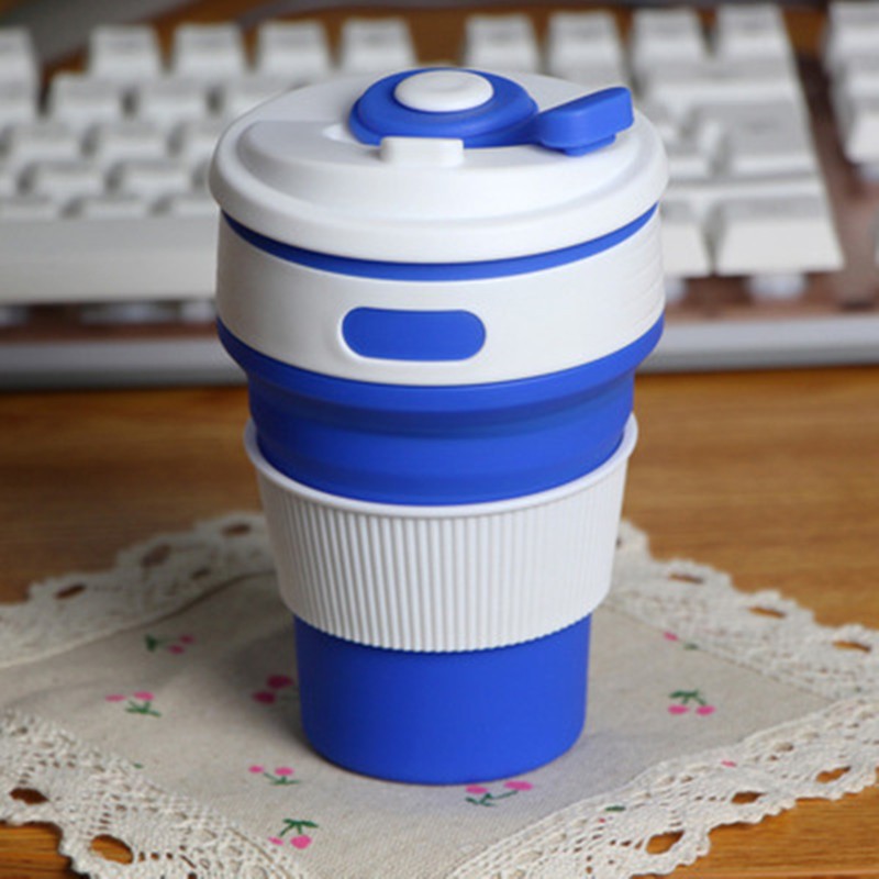 Foldable Silicone Travel Mug – BPA-Free Coffee To Go Mug