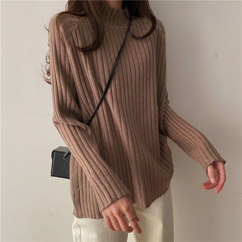 Damen Oversize Strickpullover | Warmer Winterpullover Stil