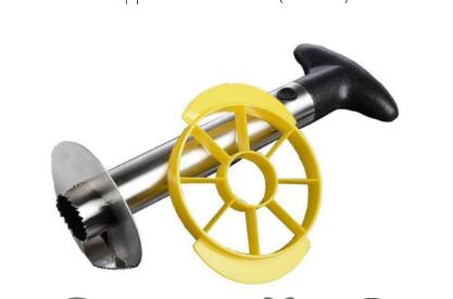 Stainless Steel Pineapple Corer - 3-in-1 Peeler, Corer, Slicer