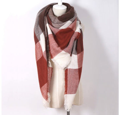 Damen Dreiecksschal Elegant | Herbst Winter Schal Stola