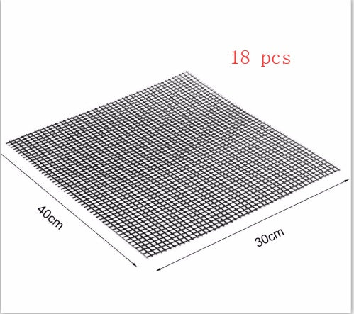 3-Piece Set BBQ Grill Mats Non-Stick - Reusable Grill Liners