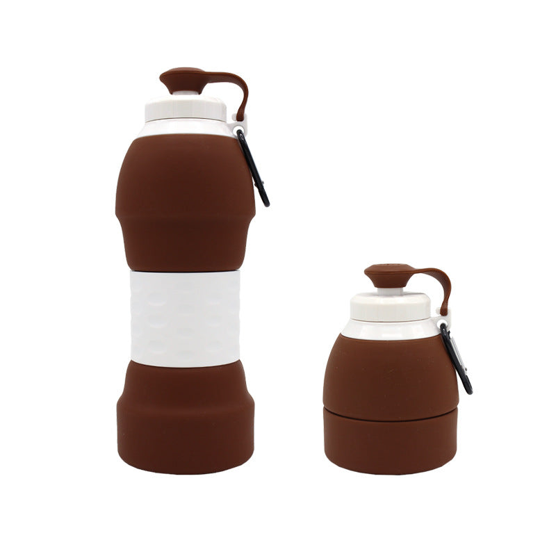 Foldable Silicone Water Bottle Premium – Space-Saving Travel Bottle