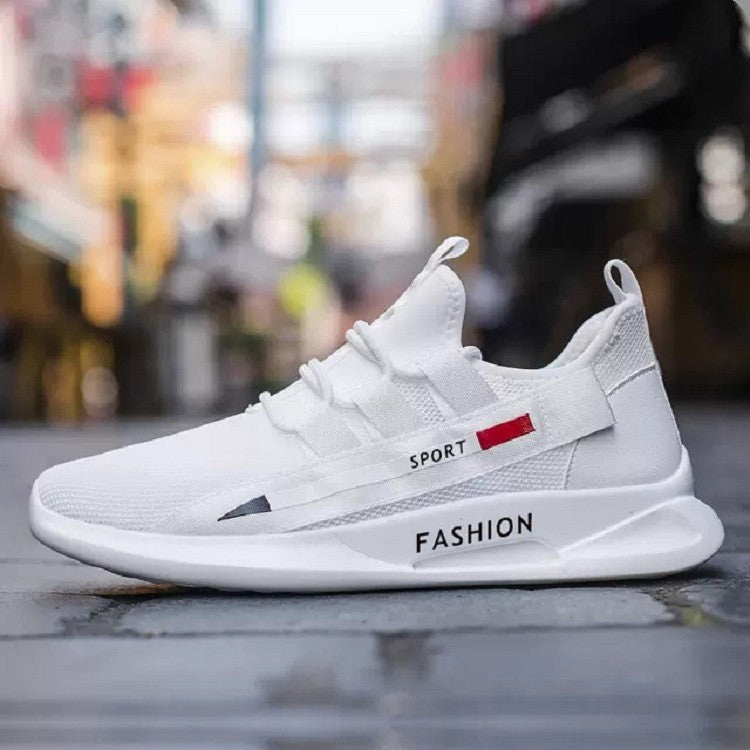 Men's Flyknit Sneakers | Lightweight Breathable Sports Shoes