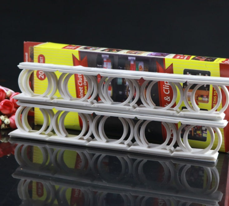 Gewürzregal Clip System | Flaschenhalter Küche Organizer