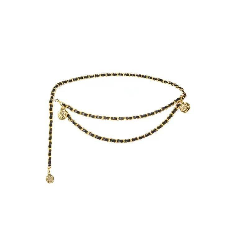 Women's Camellia Waist Chain Summer | Floral Elegant Waist Chain