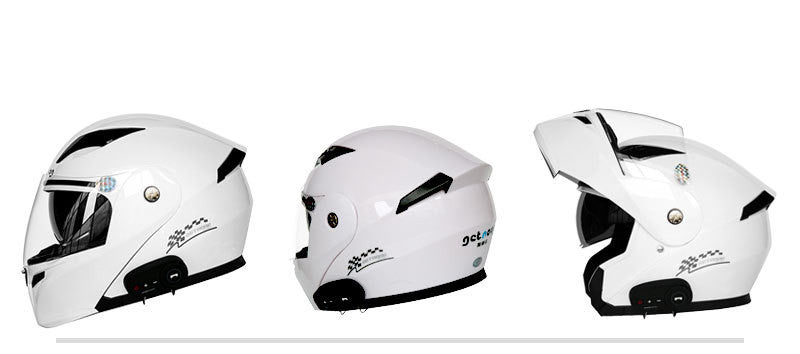 Motorcycle Helmet Bluetooth FM | Smart Helmet Music Call Comfort