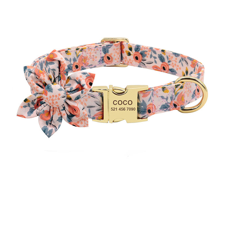 Personalized Dog Collar | Nylon Engraving ID Design Durable