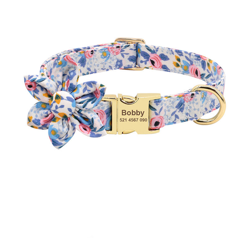 Personalized Dog Collar | Nylon Engraving ID Design Durable