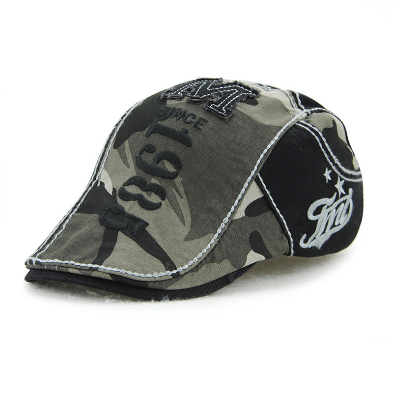 Men's Beret with Visor | Retro Casual Artist Style