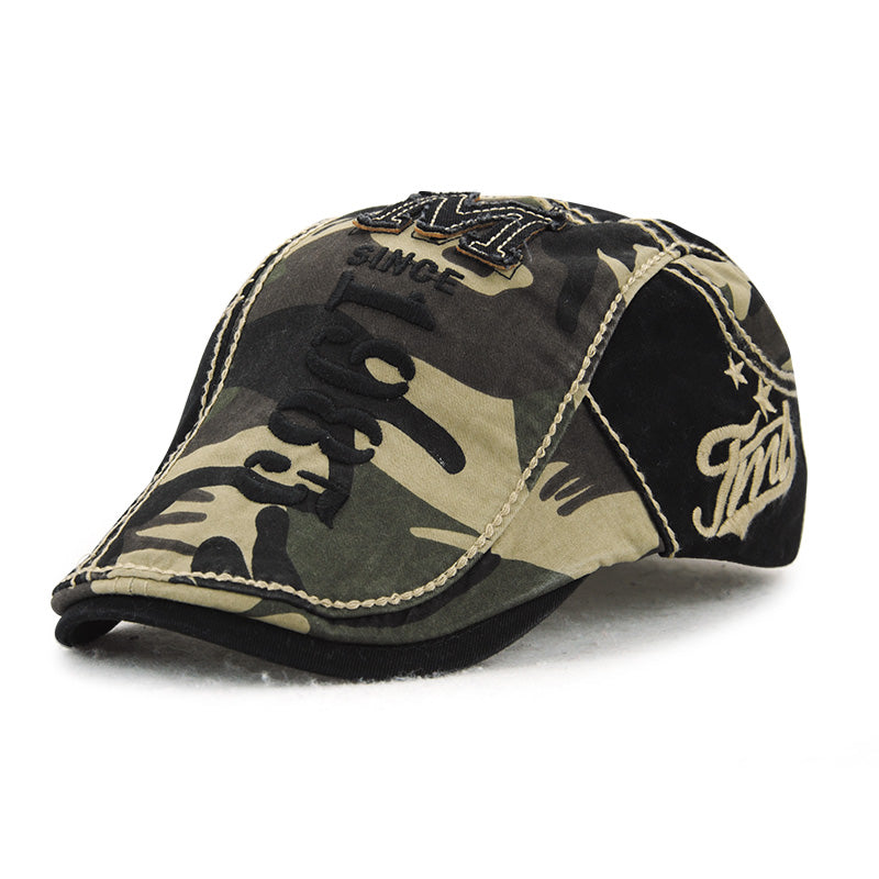 Men's Beret with Visor | Retro Casual Artist Style