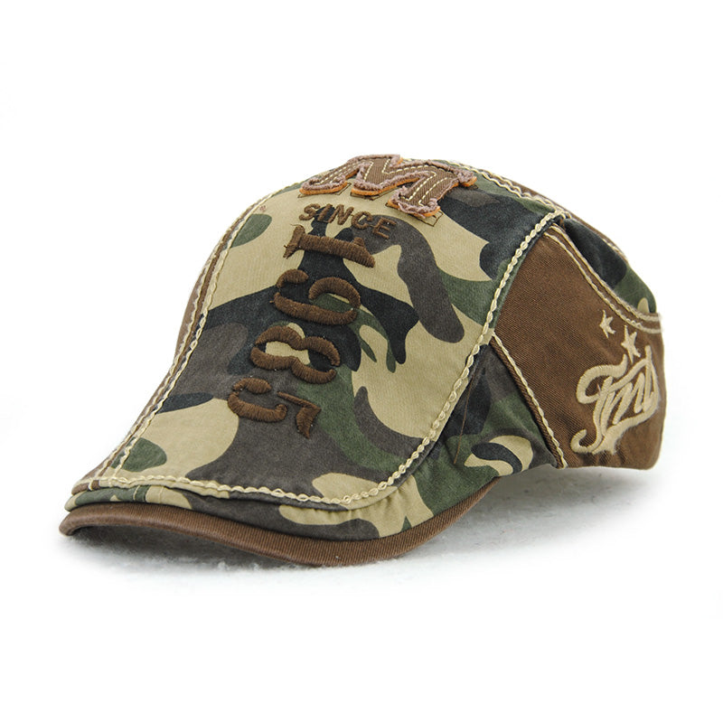 Men's Beret with Visor | Retro Casual Artist Style
