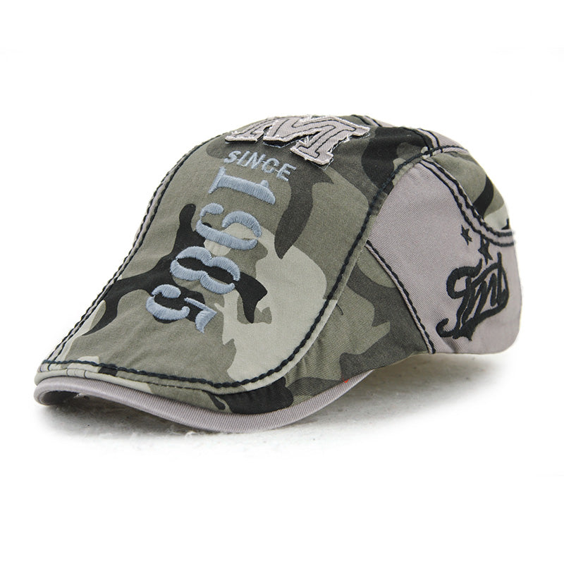 Men's Beret with Visor | Retro Casual Artist Style