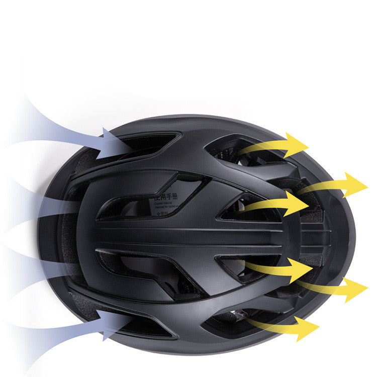 Fahrradhelm mit LED Rücklicht USB | Leichter In-Mold Helm für MTB & Rennrad
