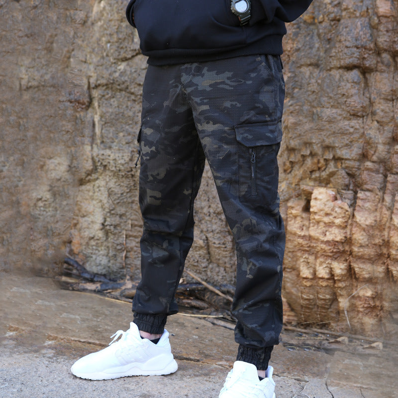 Men's Camouflage Leggings | Slim Fit Sports Army Style