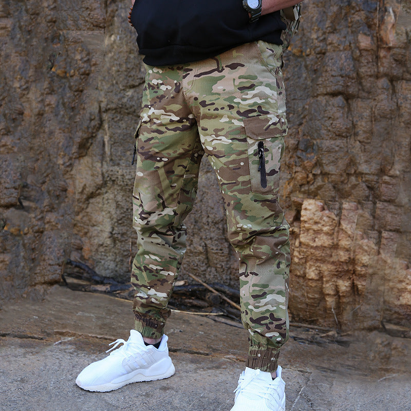 Men's Camouflage Leggings | Slim Fit Sports Army Style
