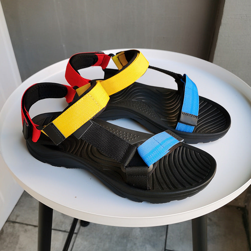 Men's Velcro Sandals Summer | Comfortable Non-Slip Casual Shoes