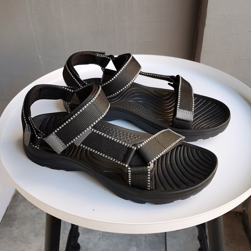 Men's Velcro Sandals Summer | Comfortable Non-Slip Casual Shoes