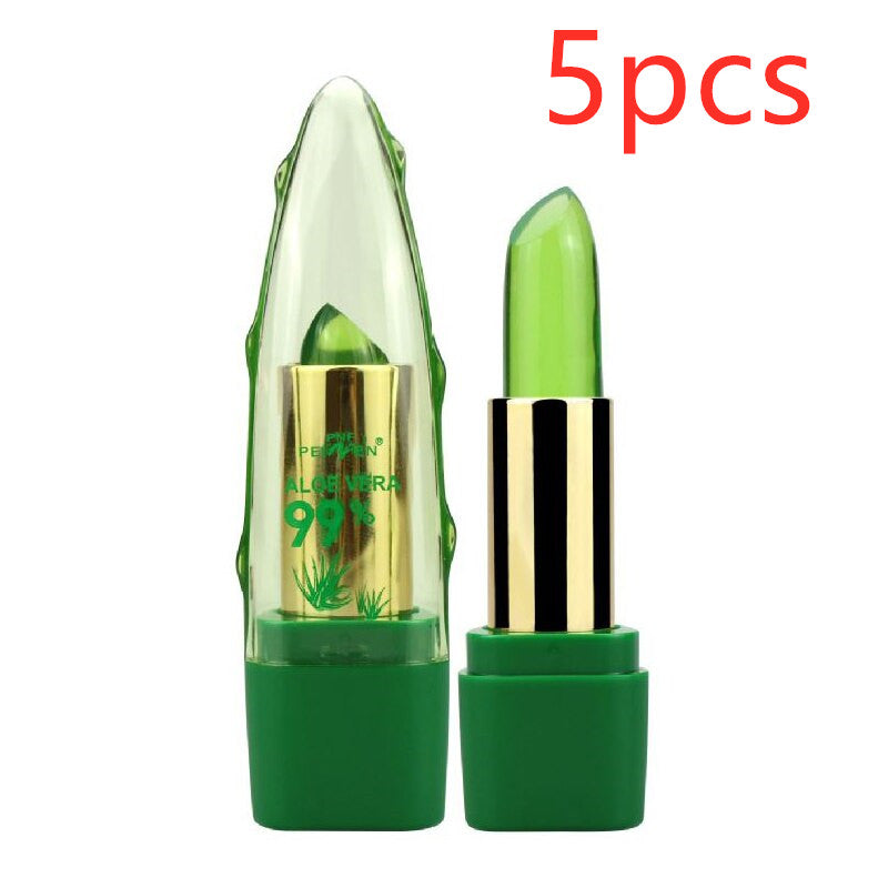 Aloe Vera Farbwechsel Lippenstift | Feuchtigkeitsspendender Lip Balm Gloss