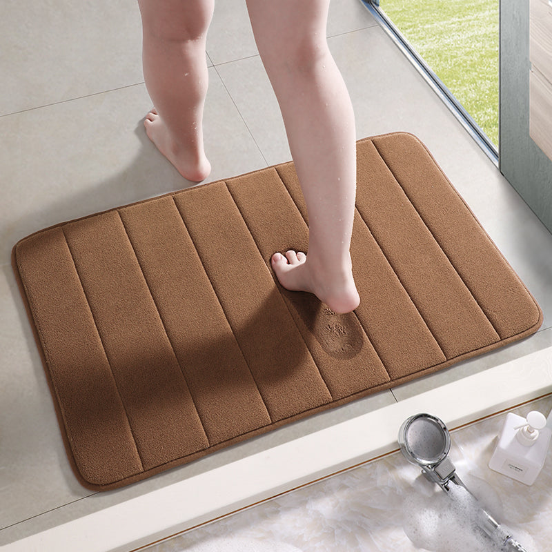 Badezimmermatte rutschfest | Schnelltrocknend WC Duschvorleger