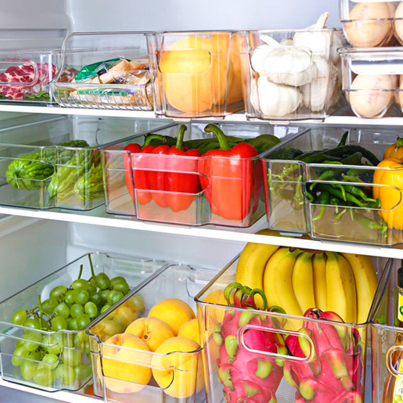 Clear Refrigerator Organizer Box | Stackable Fridge Box