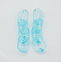 Colorful Jelly Chain Earrings – Transparent Statement Drop Earrings in a Trendy Design