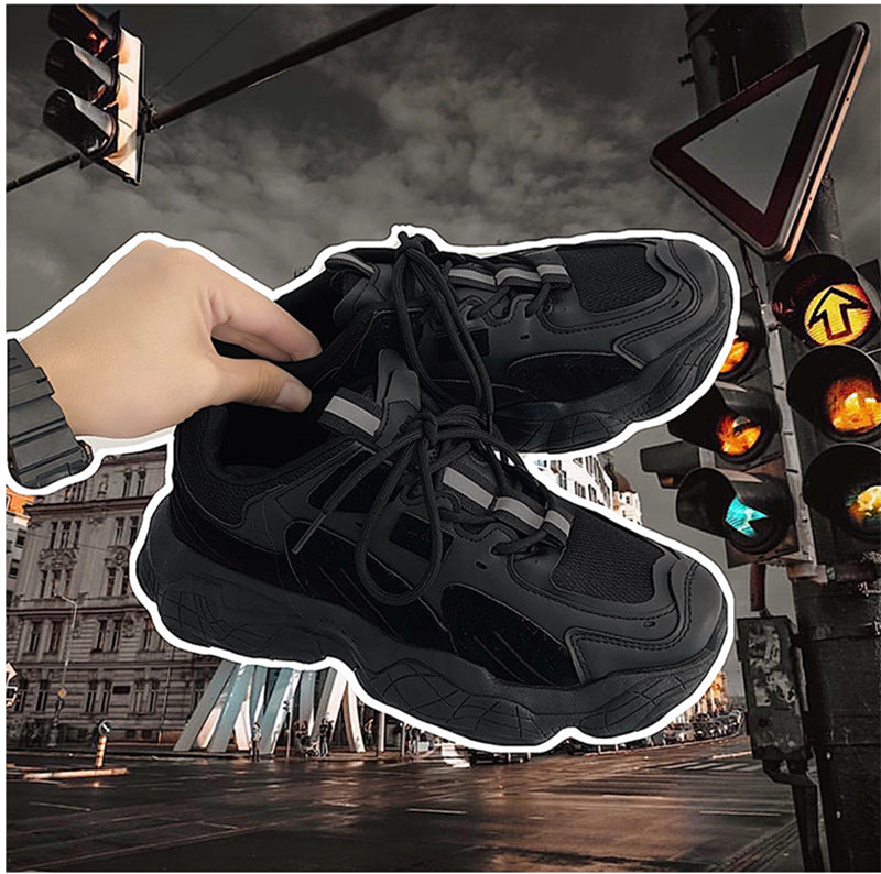 Unisex Chunky Sneaker Trendstyle – Fashionable Vulcanized Casual Shoes