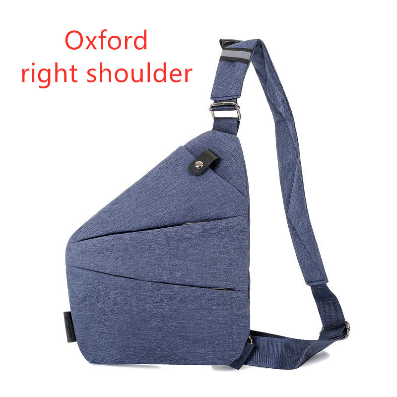 Digital Canvas Bag for Men - Canvas Chest Bag, Sling Bag, Crossbody Bag, Multifunctional Single Shoulder Anti-Theft Bag