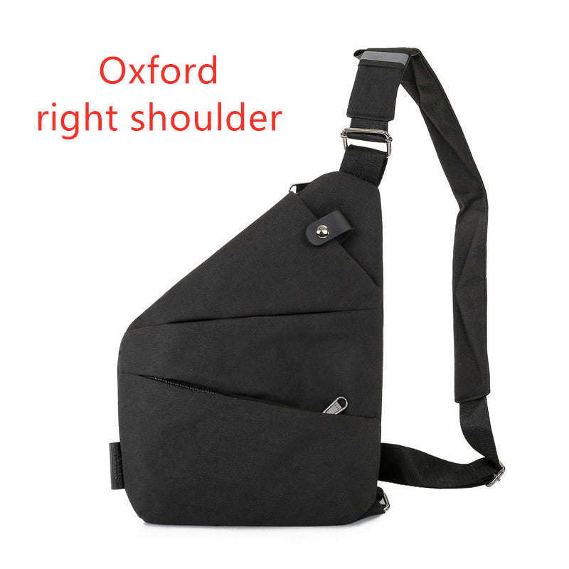 Digital Canvas Bag for Men - Canvas Chest Bag, Sling Bag, Crossbody Bag, Multifunctional Single Shoulder Anti-Theft Bag