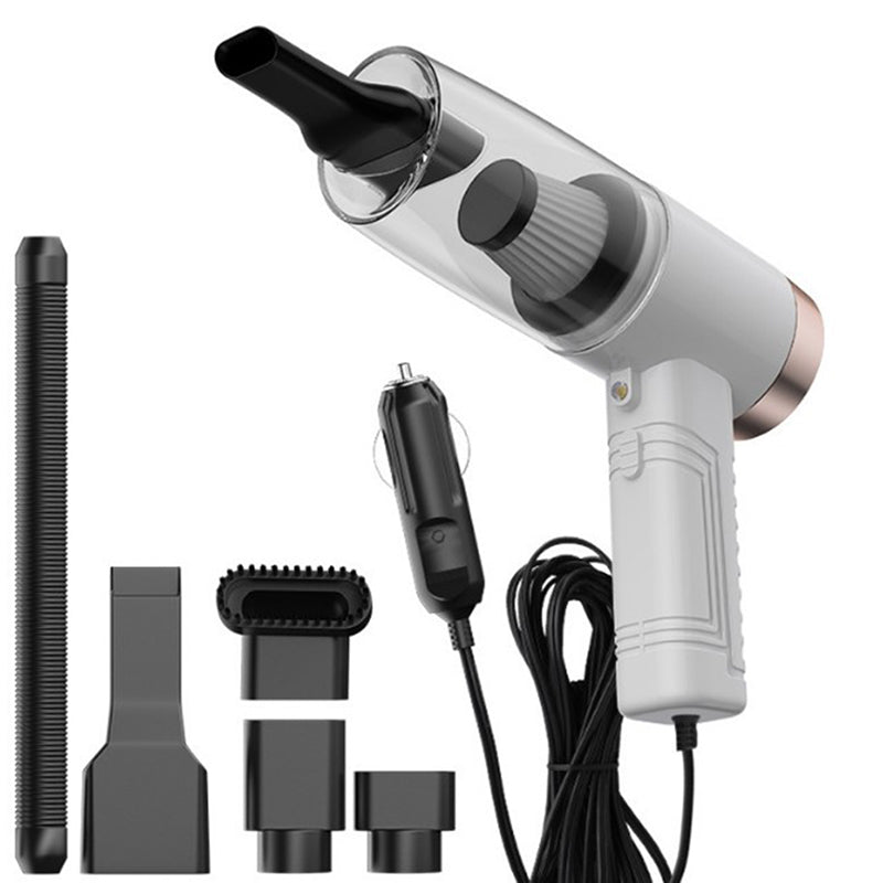Mini Car Vacuum Cleaner Strong | Cordless Handheld Vacuum Cleaner 2-in-1