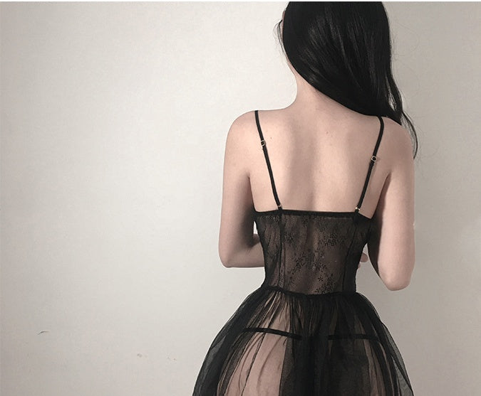 Women's Lace Negligee with Straps – Seductive, elegant & comfortable