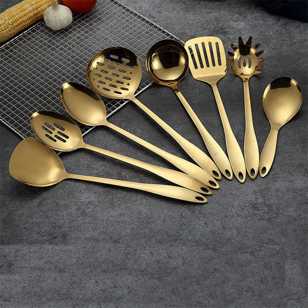 Stainless Steel Kitchen Spoon Set | Robust Serving Spoon Kitchen Accessories