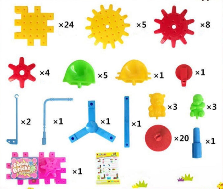 Electric Building Kit for Children | Gear 3D Learning Toy