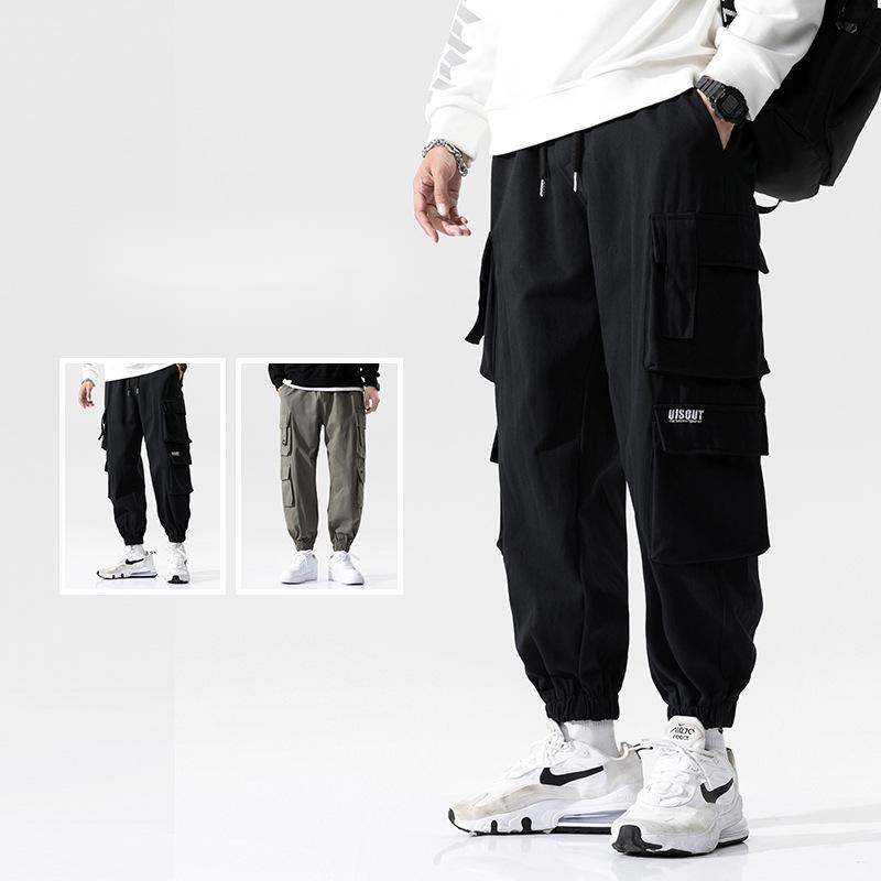 Men's Overalls with Embroidery | Multi-Pocket | Streetwear Style