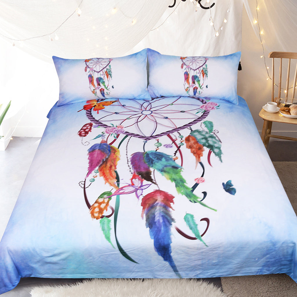 Duvet Cover Dreamcatcher Set | Boho Soft Breathable Durable