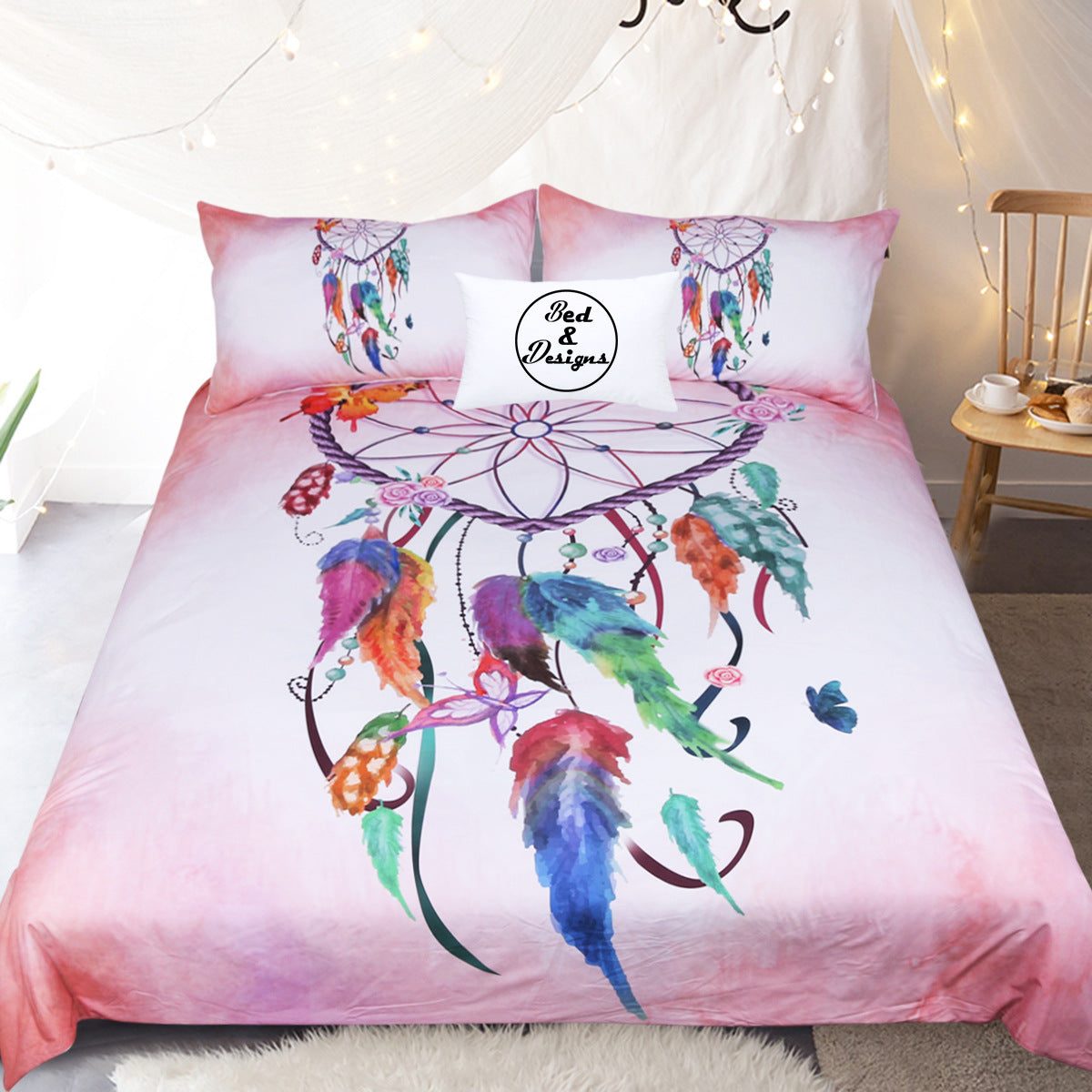 Duvet Cover Dreamcatcher Set | Boho Soft Breathable Durable