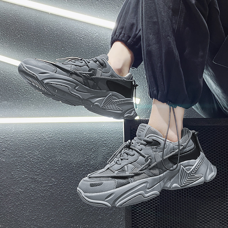 Herren Chunky Mesh Sneaker Trend Atmungsaktiv Freizeit Schuhe