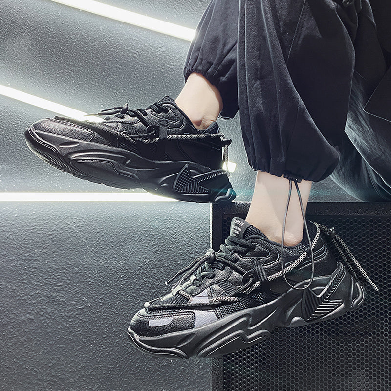 Herren Chunky Mesh Sneaker Trend Atmungsaktiv Freizeit Schuhe