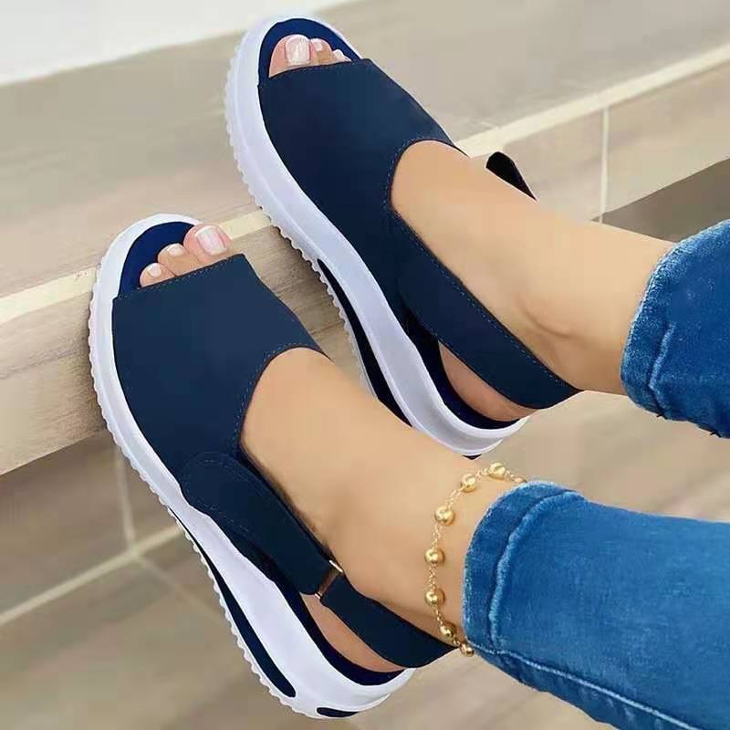 Women's Sandals Summer comfortable Hook-and-loop fastener non-slip modern