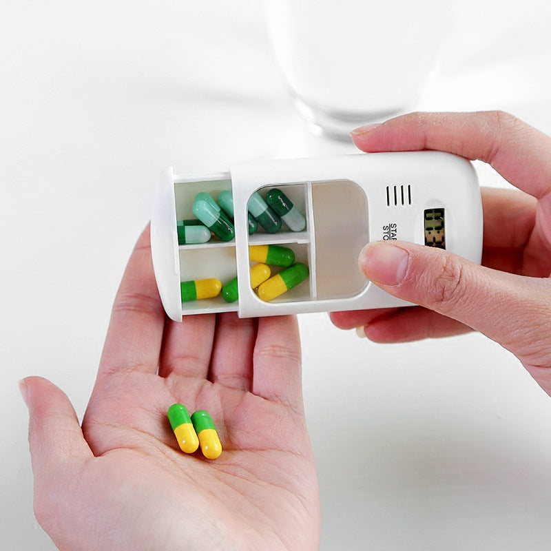 Pillen Erinnerung Box | Medikamenten Alarm LED Organizer klein