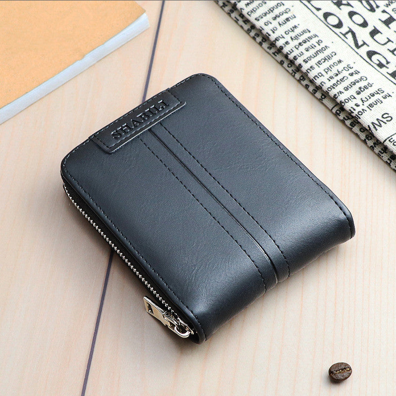 Men's Zipper Wallet | Large | Business Wallet