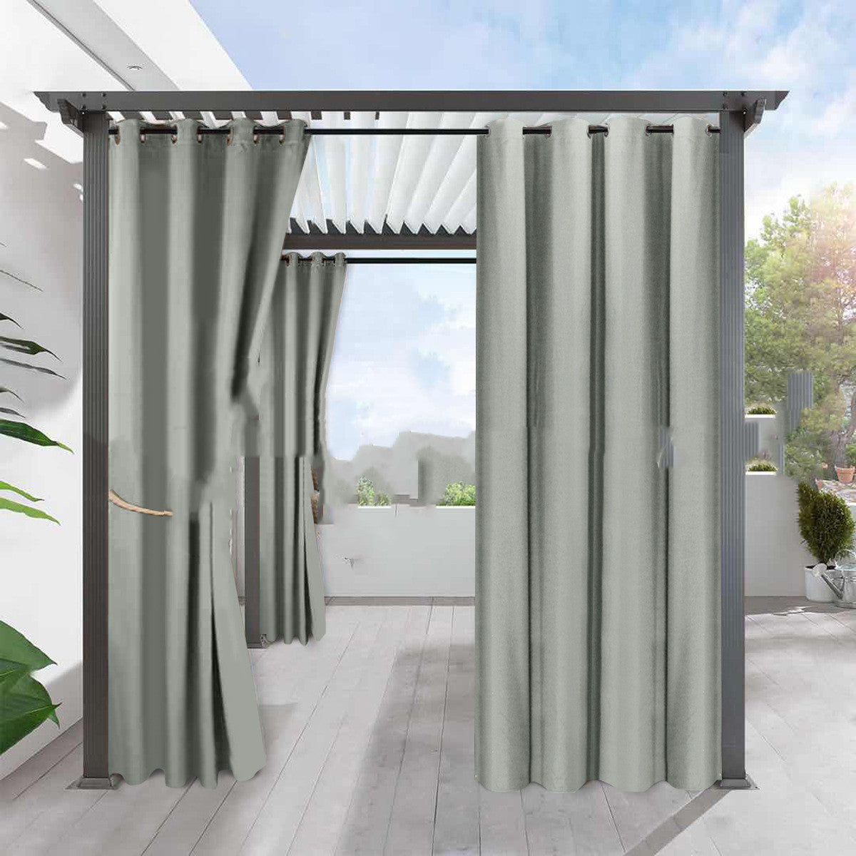Blackout Curtain Linen | Blackout Thermal Protection Waterproof