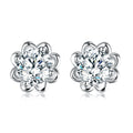 Blumen Opal-Ohrringe – Elegante Feminine Ohrhänger mit schimmerndem Opal