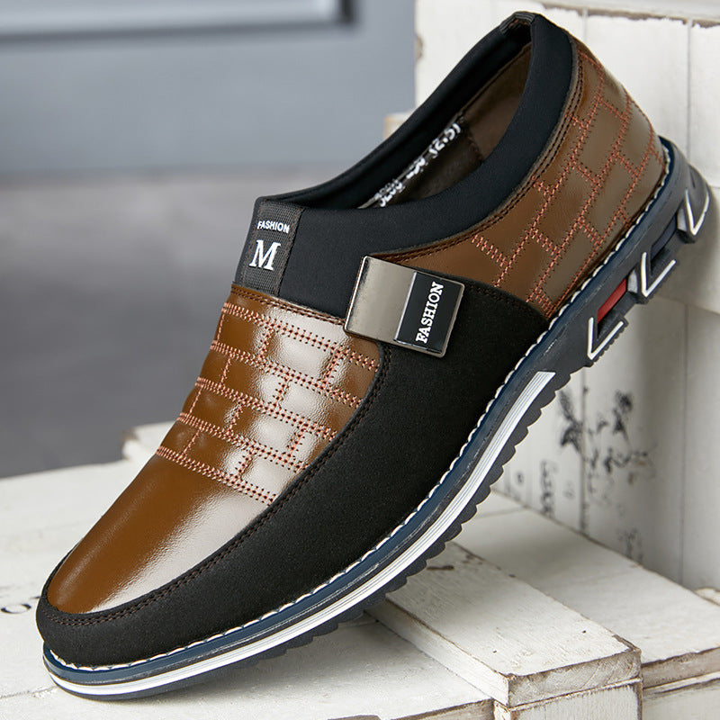 Men's Leather Shoes Oversize | Comfortable Elegant Shoes