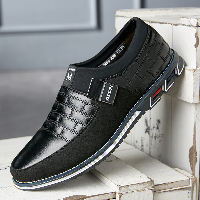 Men's Leather Shoes Oversize | Comfortable Elegant Shoes