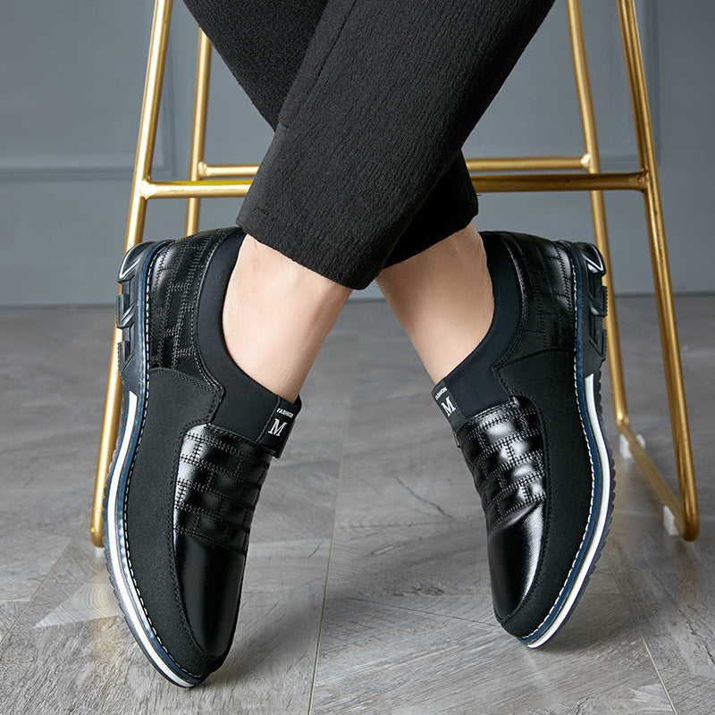Men's Leather Shoes Oversize | Comfortable Elegant Shoes